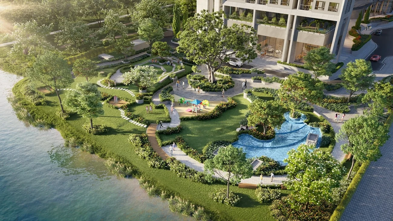 Không gian sống xanh của dự án Essensia Nam Sài Gòn