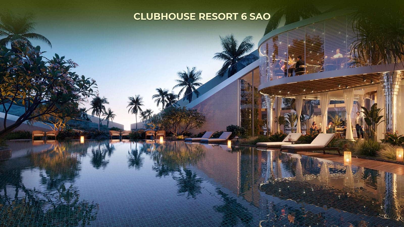 Clubhouse resort 6 sao dự án Eco Village Saigon River