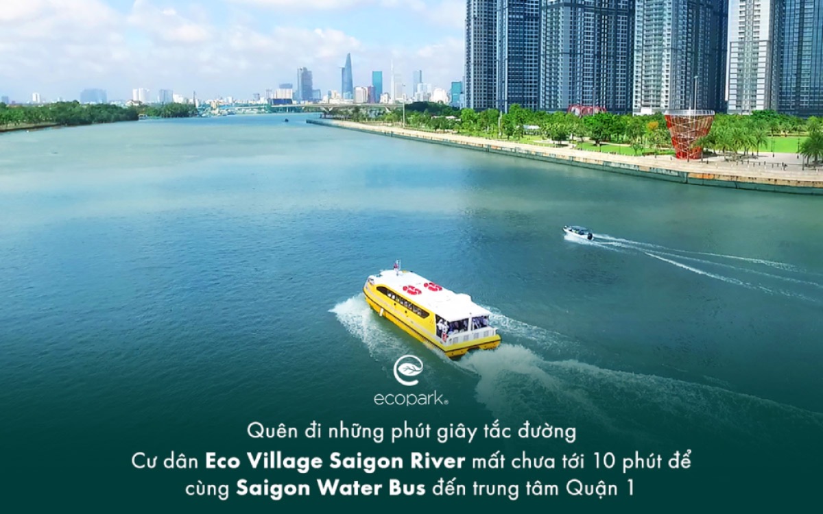 Giao thông đường thuỷ của dự án Eco Village Saigon River