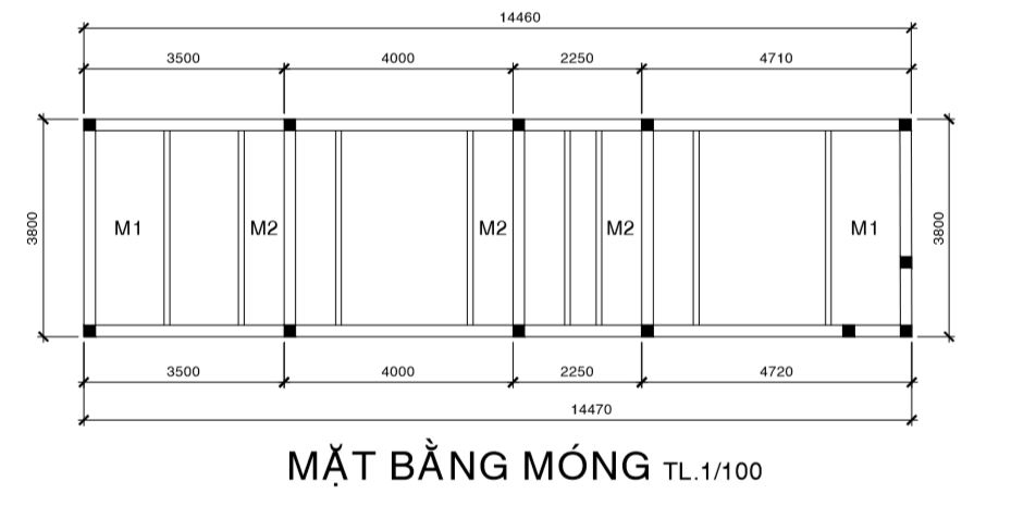 Cách tính diện tích móng nhà trong diện tích sàn xây dựng