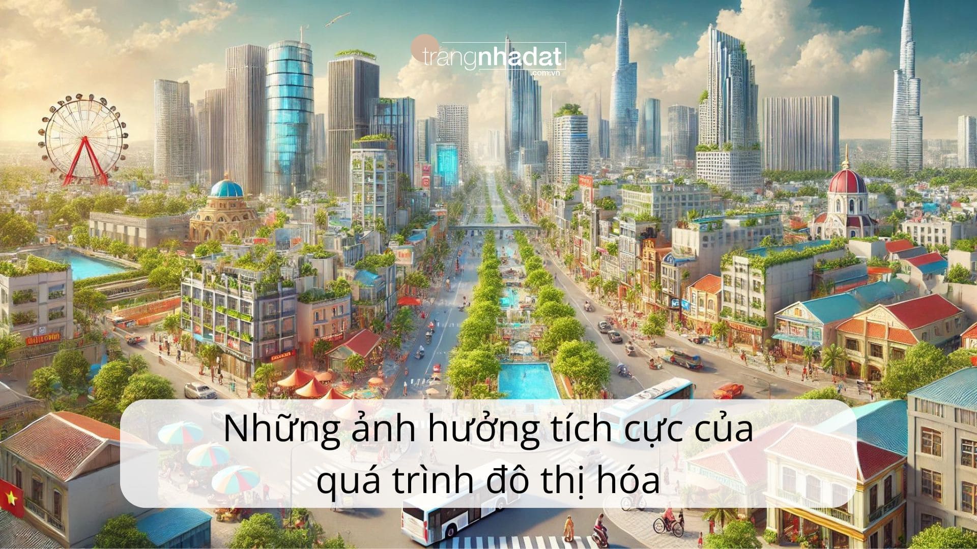 Những ảnh hưởng tích cực của quá trình đô thị hóa